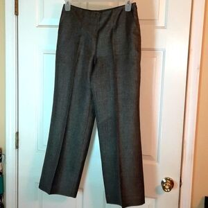 Talbots collection petites made of italian fabric pants size 8 shiny grey